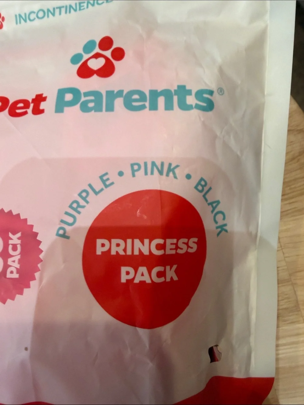Washable Pink Dog Diapers - 3 Pack